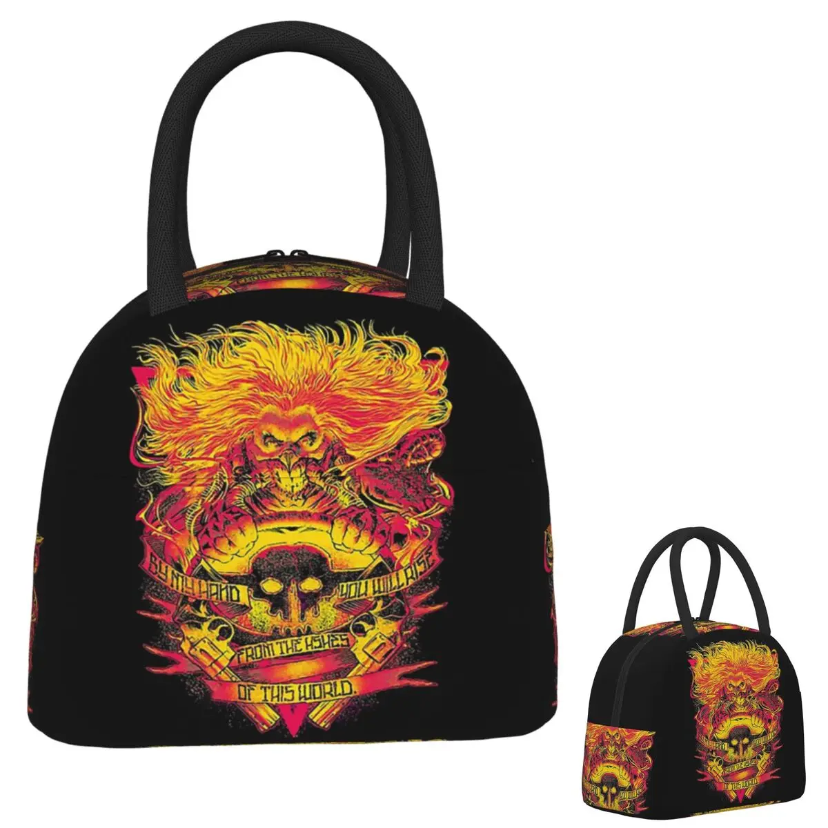 

Mad Max Fury Road Сумки для обеда Изолированная коробка для бенто Портативная сумка для обеда Многоразовые сумки для пикника Сумка-холодильник для женщин и детей Работа