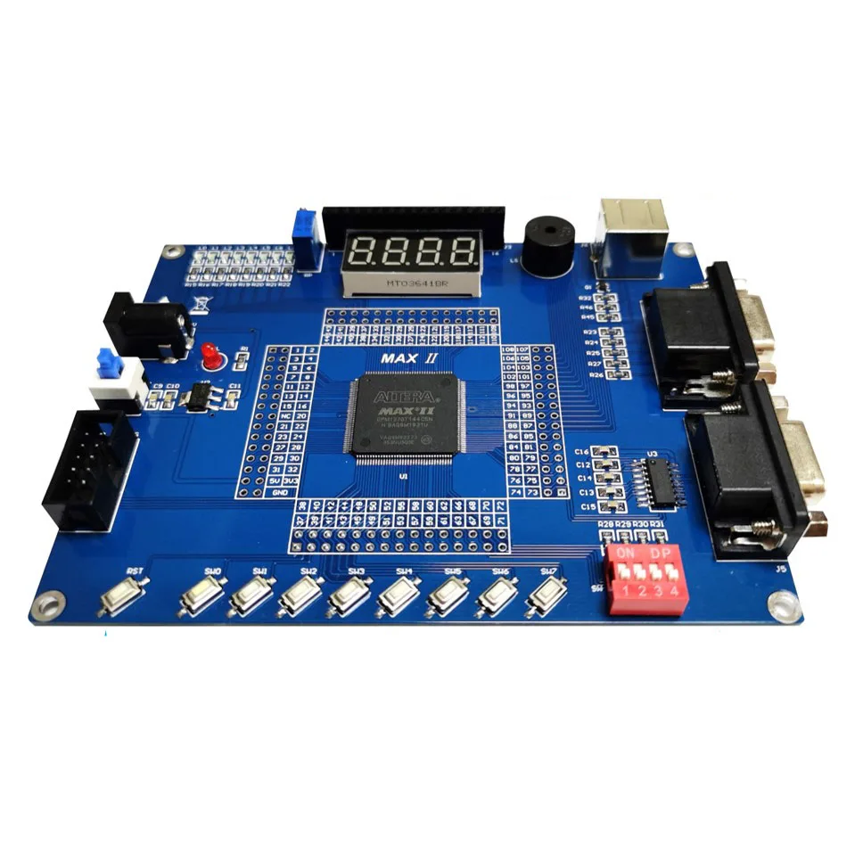 FPGA Development Board Altera MAXII CPLD EPM1270T144 with VGA PS2 RS232 Interfaces