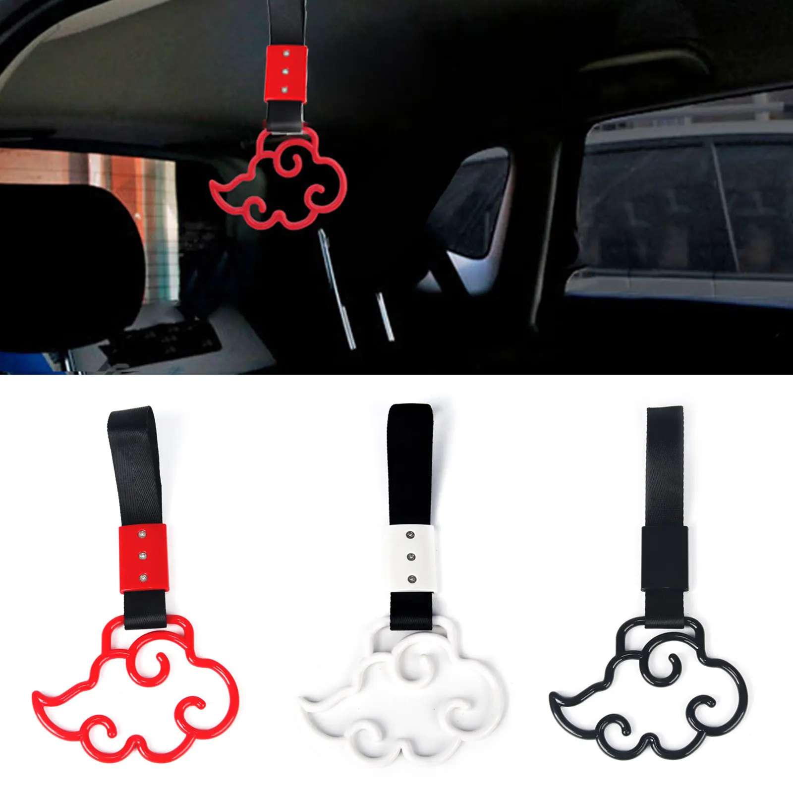 

1pcs Tsurikawa Ring Heart JDM Train Bus Handle Hand Strap Styling Drift Charm Strap Drift Auto Accessories Car Strap