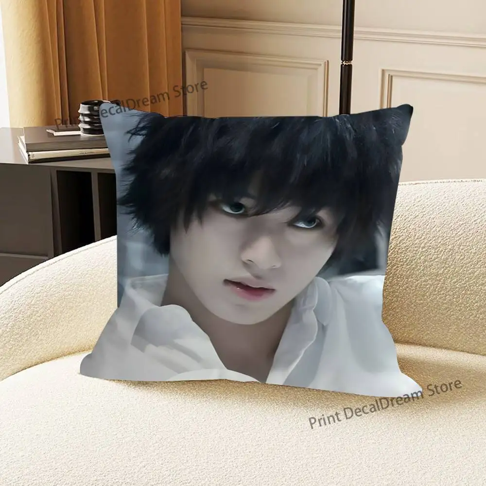 

K-Kento Yamazaki Printed Pillow Cover Cushion Case Simple Sofa Pillow Case No Pillow Core