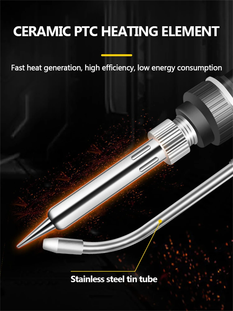 Electric Soldering Iron Gun Hand-Held Internal Heating Soldering Iron Automatically Send Tin Gun Soldering Welding Repair Tool