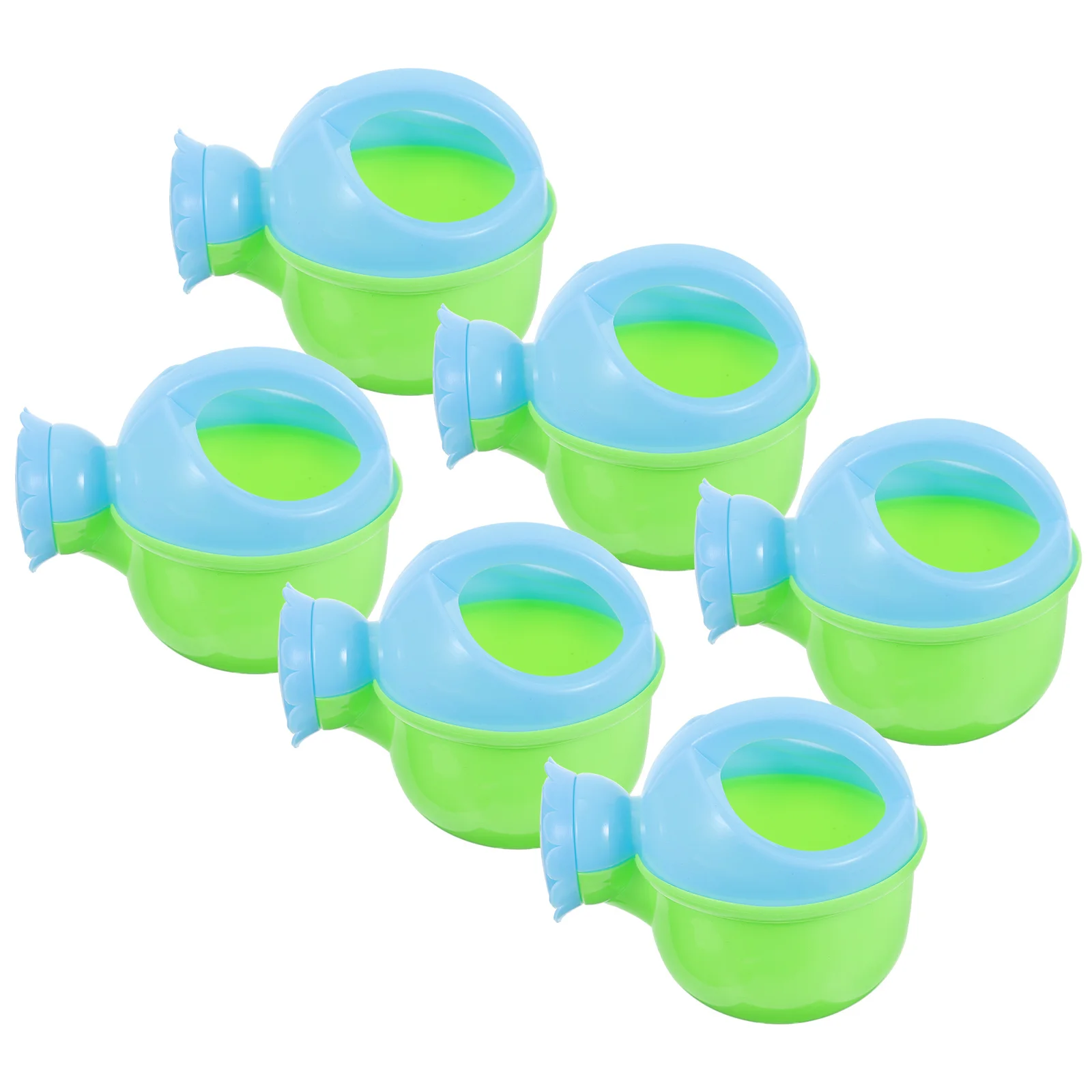 6개입 어린이 목욕 꽃 모양 플라스틱 물뿌리개 아기 샤워 욕조 놀이 스프링클러 물놀이 시간 어린이 교육용