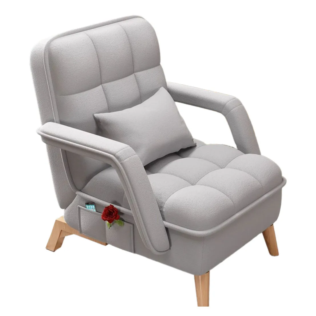 

Lazy sofa reclining and sitting home living room bedroom balcony office nap leisure dual-purpose sofa manicure chair