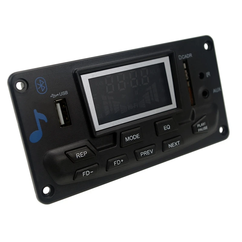 Scheda di decodifica Audio Bluetooth, decodifica APE Bluetooth 12V MP3 modulo Audio Lossless Display spettro Radio FM