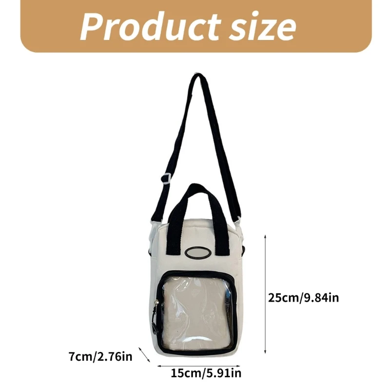 Women Nylon Shoulder Bag Crossbody Bag Japanese Styles Bag for Daily E74B