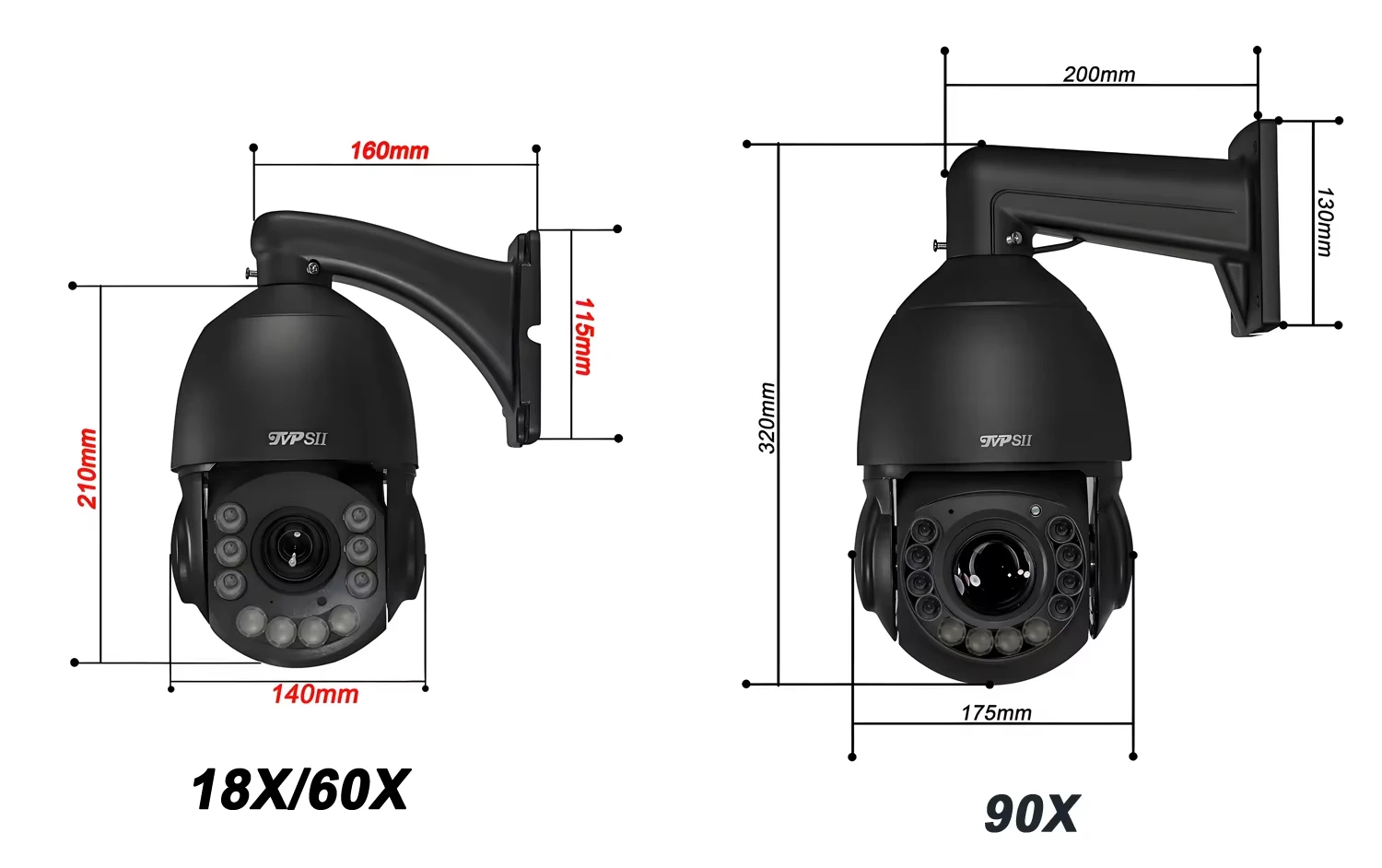 Max.512G Metal Laser Infrared Auto Tracking 8MP 4K 90X Optical Zoom 360° Audio ONVIF POE PTZ Speed Dome Surveillance IP Camera