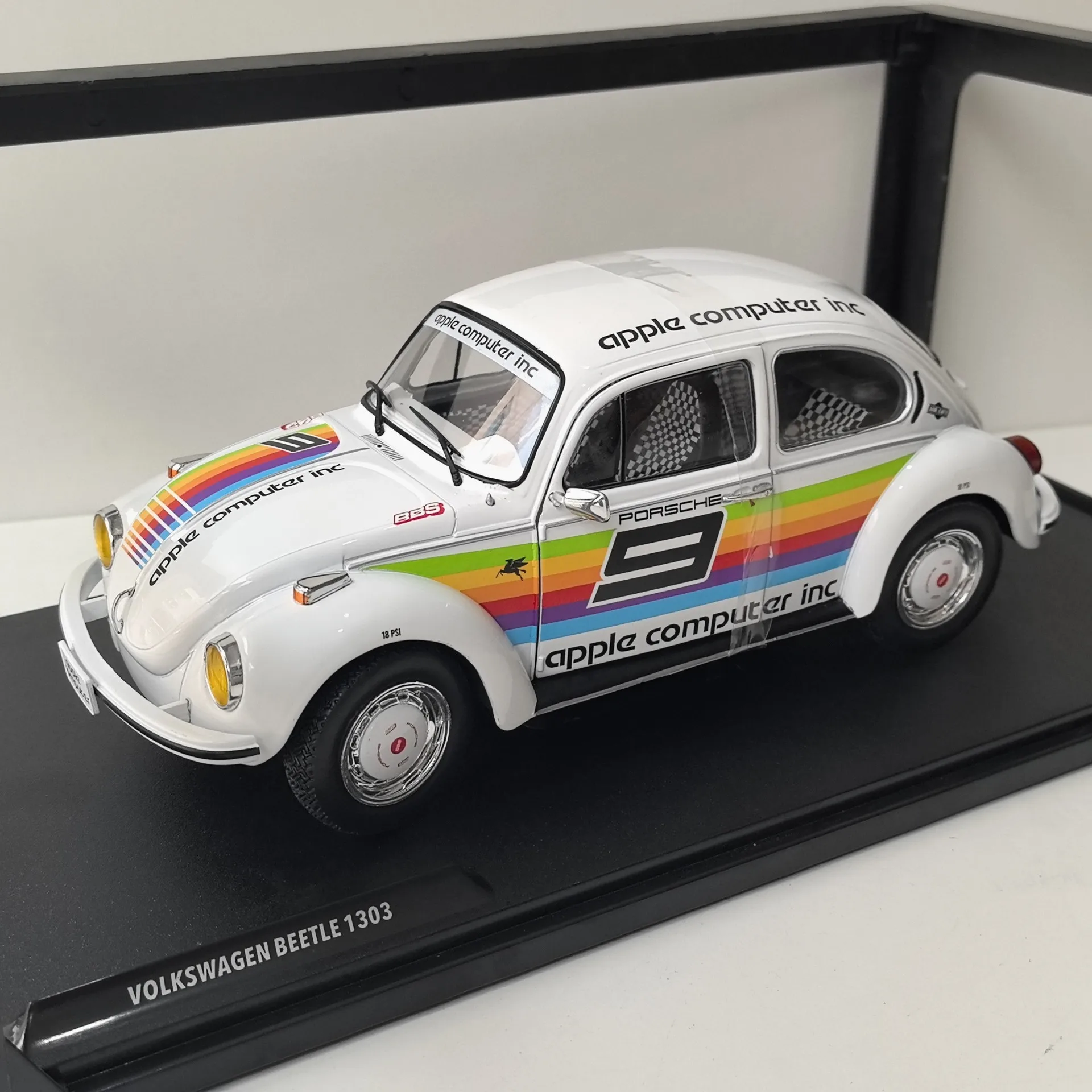 

Diecast SOLIDO 1/18 Scale VW BEETLE 1303 #9 VW Beetle Alloy Car 1975 Alloy Car Model Collectible Toy Gift Souvenir