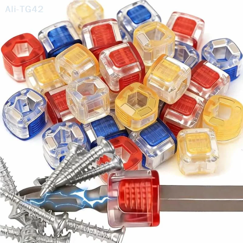 1/3/5/10Pcs Screwdriver Bit Magnetic Ring Mini Magnetizer Demagnetizer Sleeve Universal Hex Drill Magnetic Ring Screw Holder