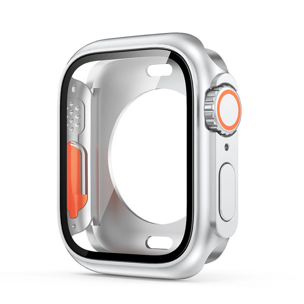 Screenprotector voor Apple Watch Case 46mm 45mm 44mm 40mm 41mm 42mm Veranderen naar Ultra Hard Cover voor iWatch 11 10 9 8 7 6 5 4 SE