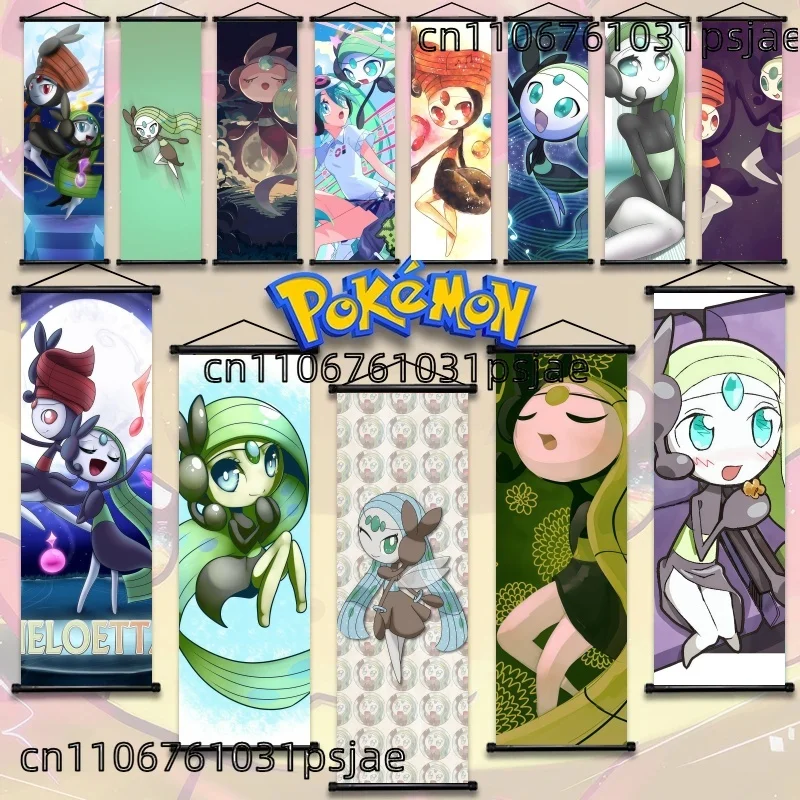 poster-de-suspensao-em-rolo-de-tecido-artistico-pokemon-meloetta-de-alta-qualidade-decoracao-magica-para-quartos-de-fas