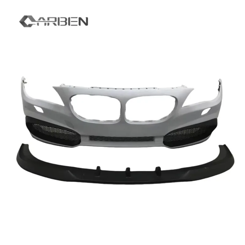 

2011-2014 PRIOR DESIGN STYLE HALF CARBON FIBER BODY KIT FRONT BUMPER For BMW 7 SERIES F01