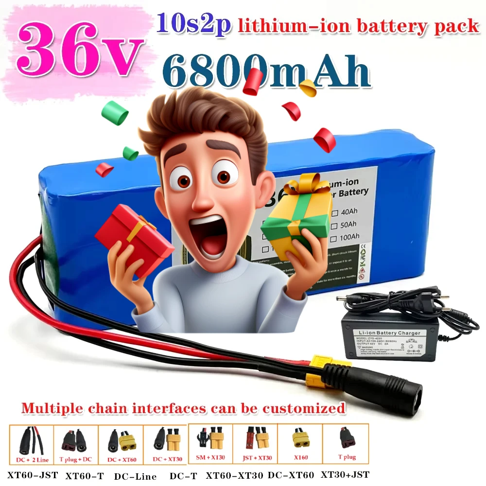 

10S2P 36V 6800mAh 36v Electric Scooter Battery Lithium Electric Scooter 500W Electric Scooter Battery 36v 10s2p Battery