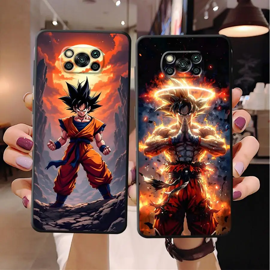 

Soft Cover Phone Case for Xiaomi Poco F3 F7 X3 NFC X7 C71 M5s M7 C40 C50 C75 X4 Pro C51 C61 M3 M4 Pro X5 Dragon Ball Cool Goku