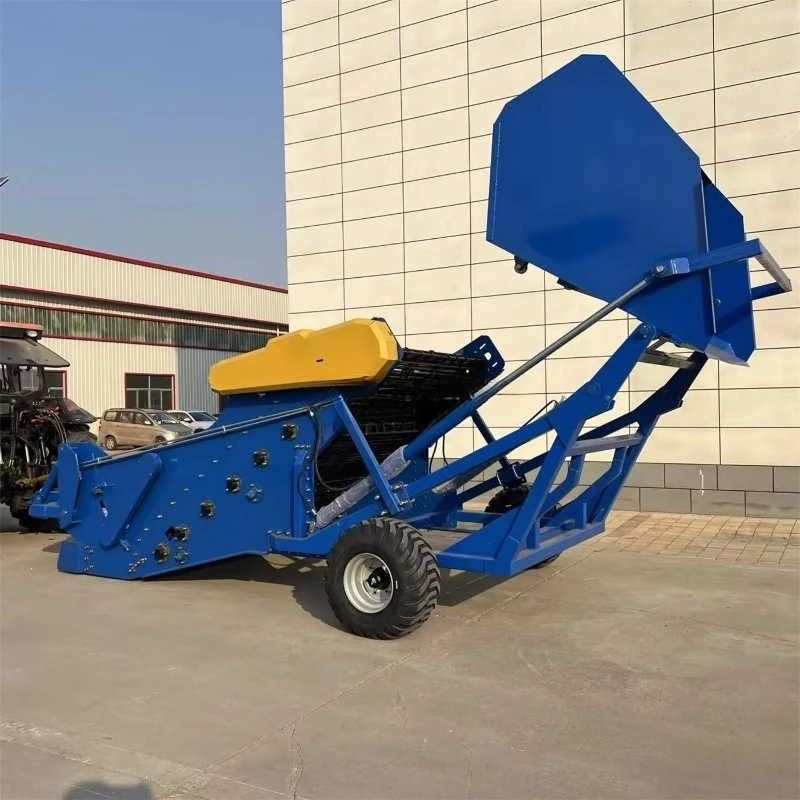 Customized Chinese Made Farmland Traction Stone Picking Machine Heavy-duty 2-meter Stone Picking Machine