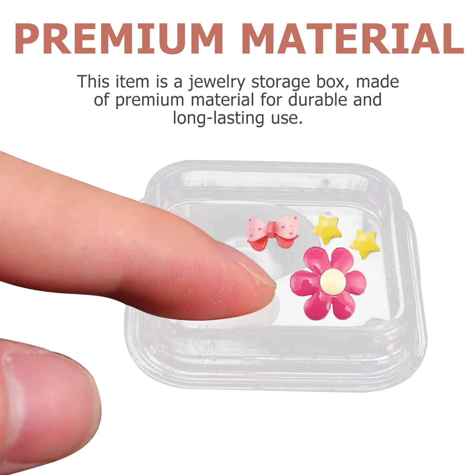 

2Pcs Elastic Film Jewelry Box Compact Lightweight Holder for Bracelets Rings Necklaces Jewelry Storage Travel Case