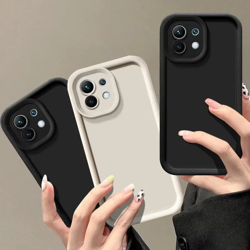 Чехол для Xiaomi 11 Lite 5G NE, чехол для Xiaomi 11 Mi 11 Pro mi 11 Ultra xiao mi11 Lite mi 11T, Белый силиконовый чехол с рисунком, защита от падения
