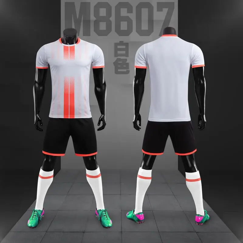 Adult Kids Football Jersey Men Boy Customize Soccer Uniforms Kit Sports Clothes Women Futsal Sportswear Training Tracksuit Child