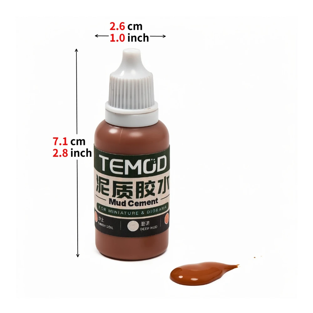 Diorama Mud Texture Cement Glue for Miniature Landscape Model Building Terrain Grass Plant Soil Ground Scenery Layout DIY Crafts