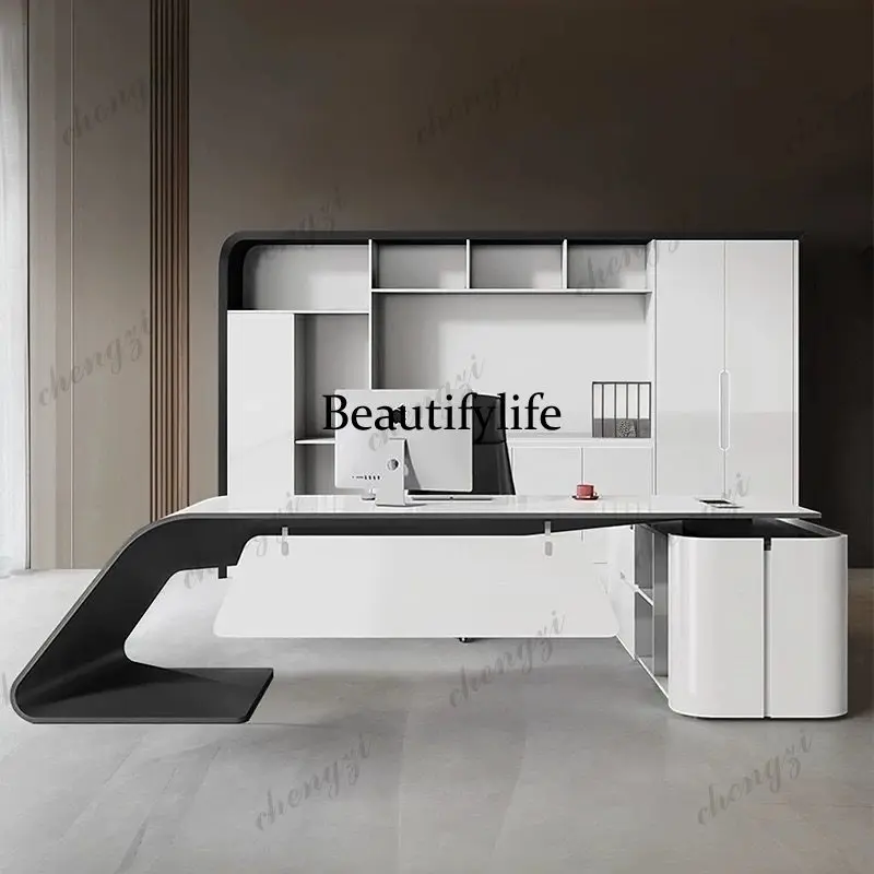 

0776 Modern creative manager desk room offices office desks and workstations computer desk Room desks Cosmetic consultation tabl