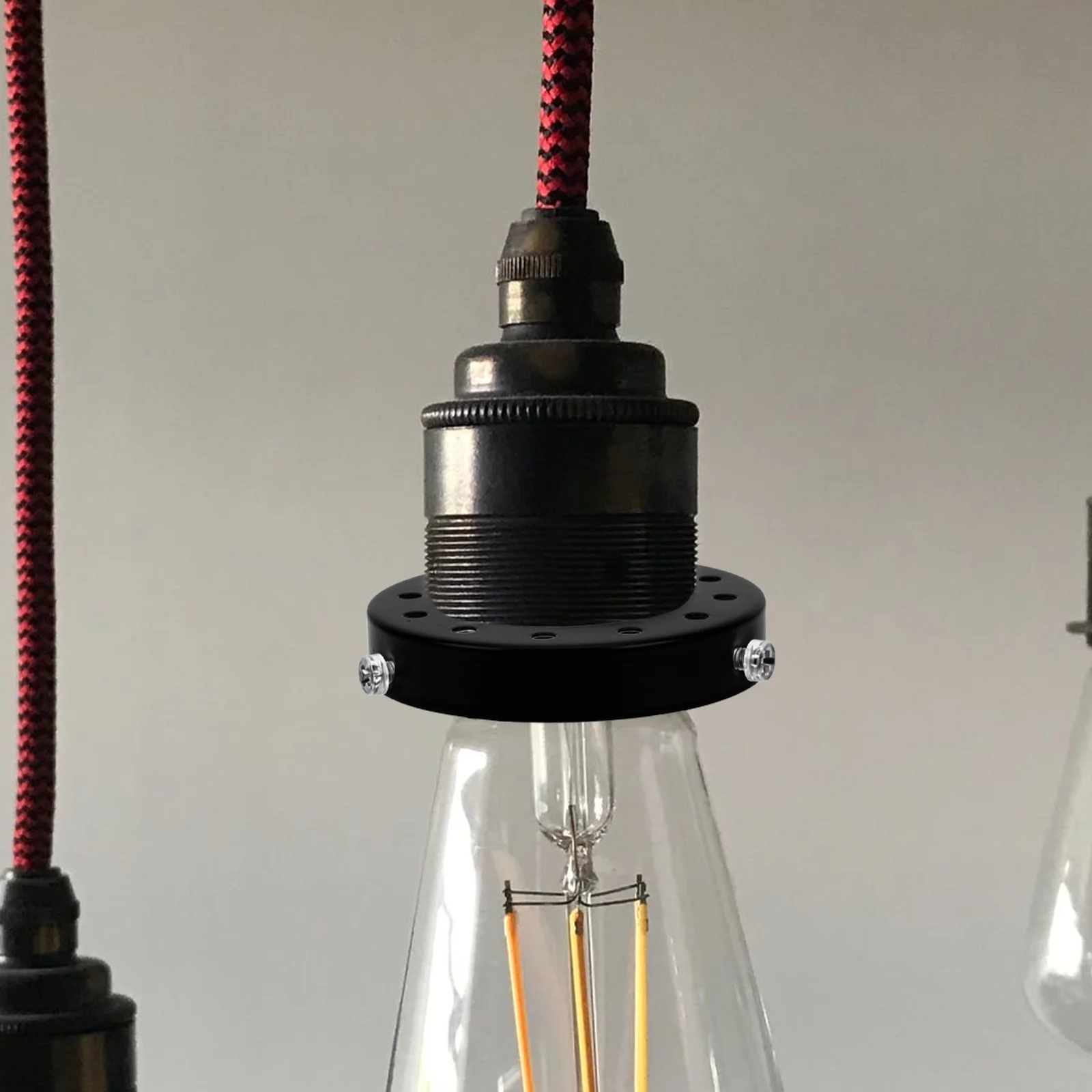 

4 Pcs Lampshade Fixing Durable Iron Outer Ring Iron Fixing Ring For Lampshade Anti Rust Simple Installation Lighting Accessories