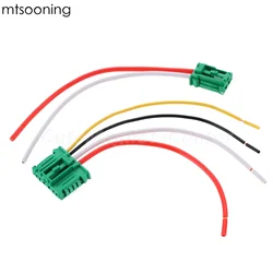 Conector de resistencia de ventilador de calentador de Motor de coche, cable para Citroen C5, C3, C2, Peugeot Clio 3, Megane II con cable