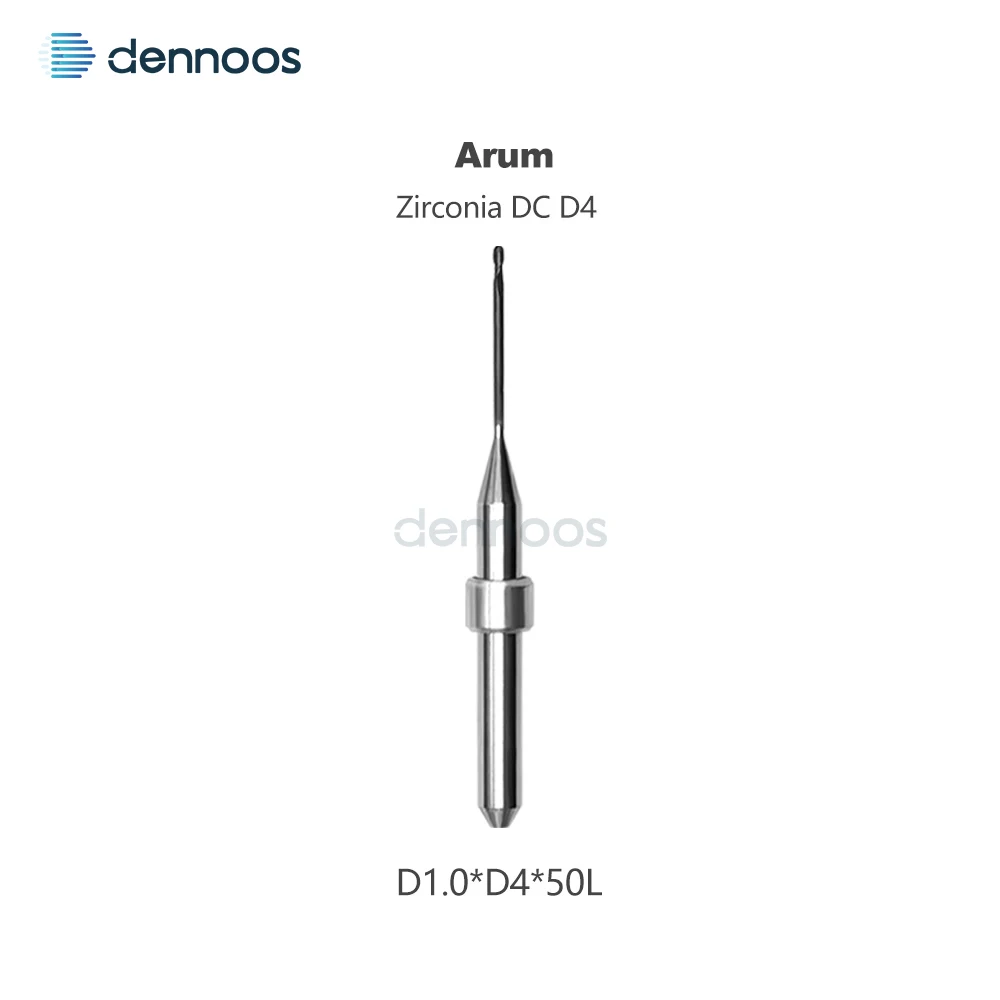 ARUM Zirkonoxid-Fräser D4 Schaft 50mm Länge DIA 2.0/1.0/0.6mm Bohrer Dental CAD/CAM Zirkonoxid-Bohrer Arum Fräser Fresa – Detail 8