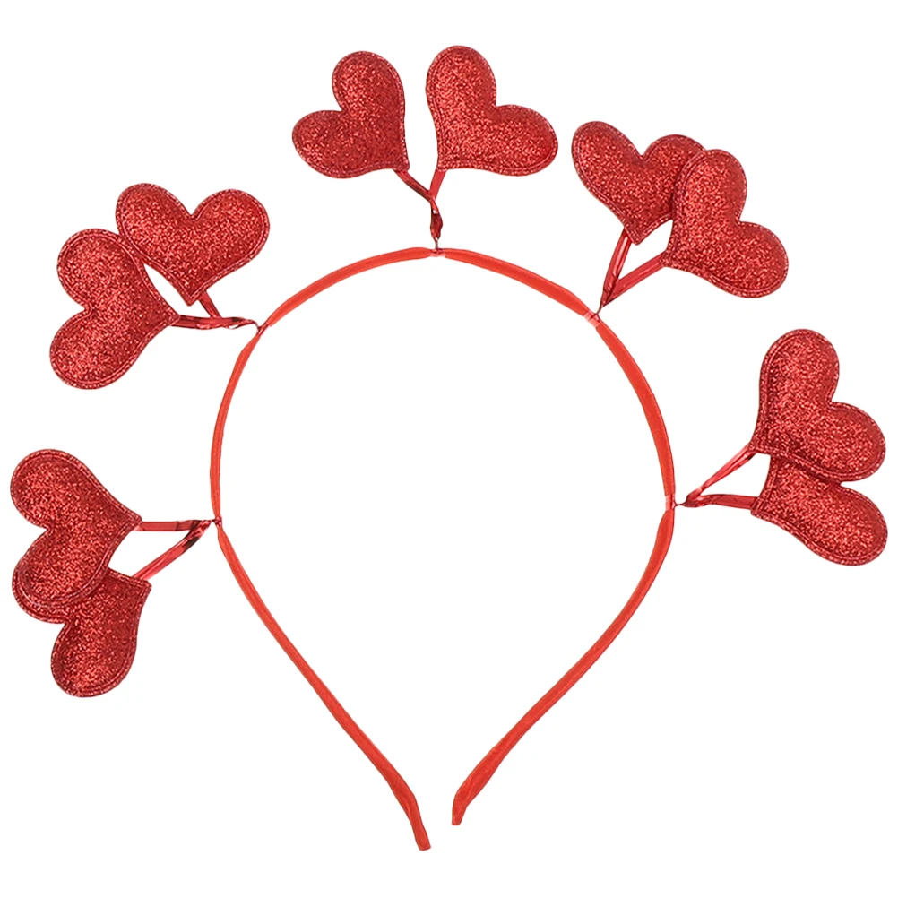 

Heart Shaped Headband Red Love Hairband Women Valentine Photo Prop Heart Hair Headpieces Birthday Band Women Headbands
