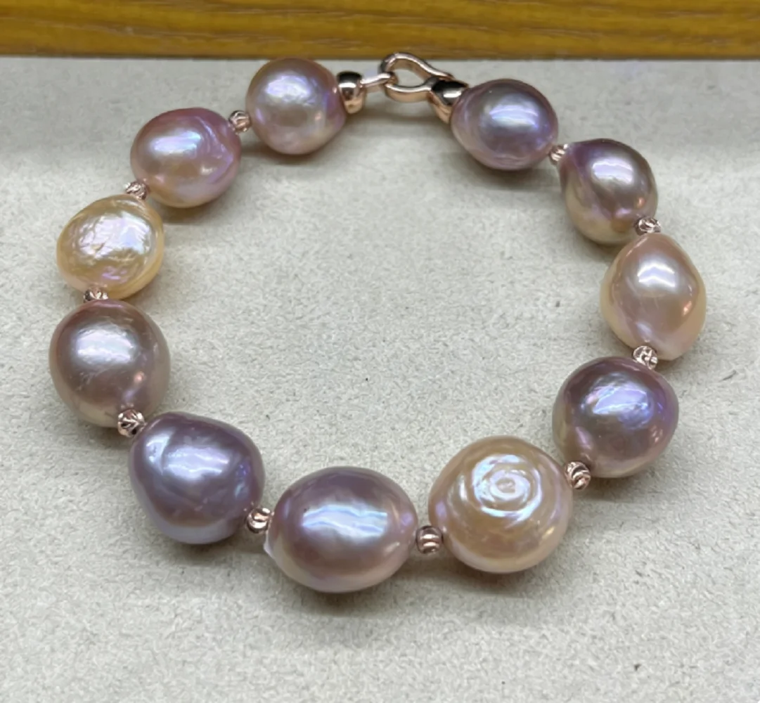 Gorgeous Baroque Pearl Bracelet/Length 19.5cm/AAA10-12mm