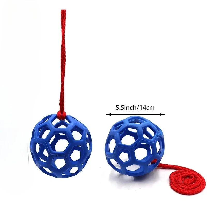 Horse Treat Ball Hay Feeder Toy Ball Hanging Feeding Toy for Horse Horse Goat Sheep Relieve Stress Horse Treat Ball