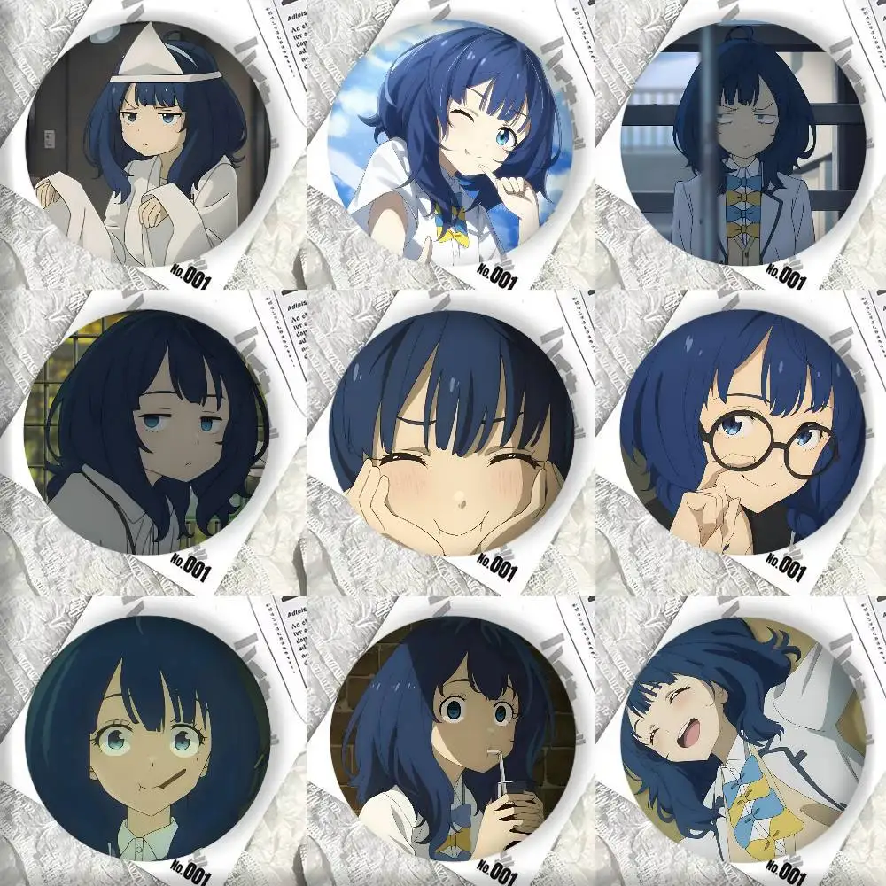 Anime Girl T-Too M-Many Losing Heroines Yanami Anna Badge Tinplate DIY Backpack Clothing Accessories Jewelry Pins