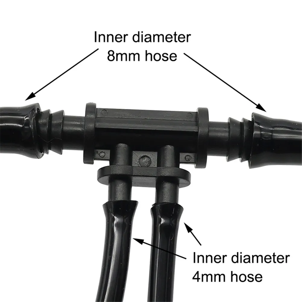 5 sztuk kolczasto 8/11mm do 4/7mm wąż złącze interfejsu ogrodowy wodociąg złącza do nawadniania rura nawadniająca