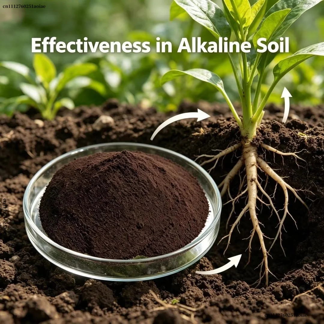 EDDHA-Fe 6% Chelated Iron Fertilizer for Plants, Fast Correcting Iron Deficiency Yellow Leaves, Water Soluble Micronutrient