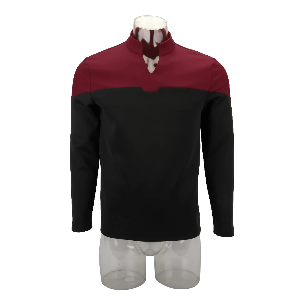 

Новая красная инженерная рубашка Star Picard Starfleet Uniform 2019 для косплея, костюм ST, реквизит для вечеринки на Хэллоуин