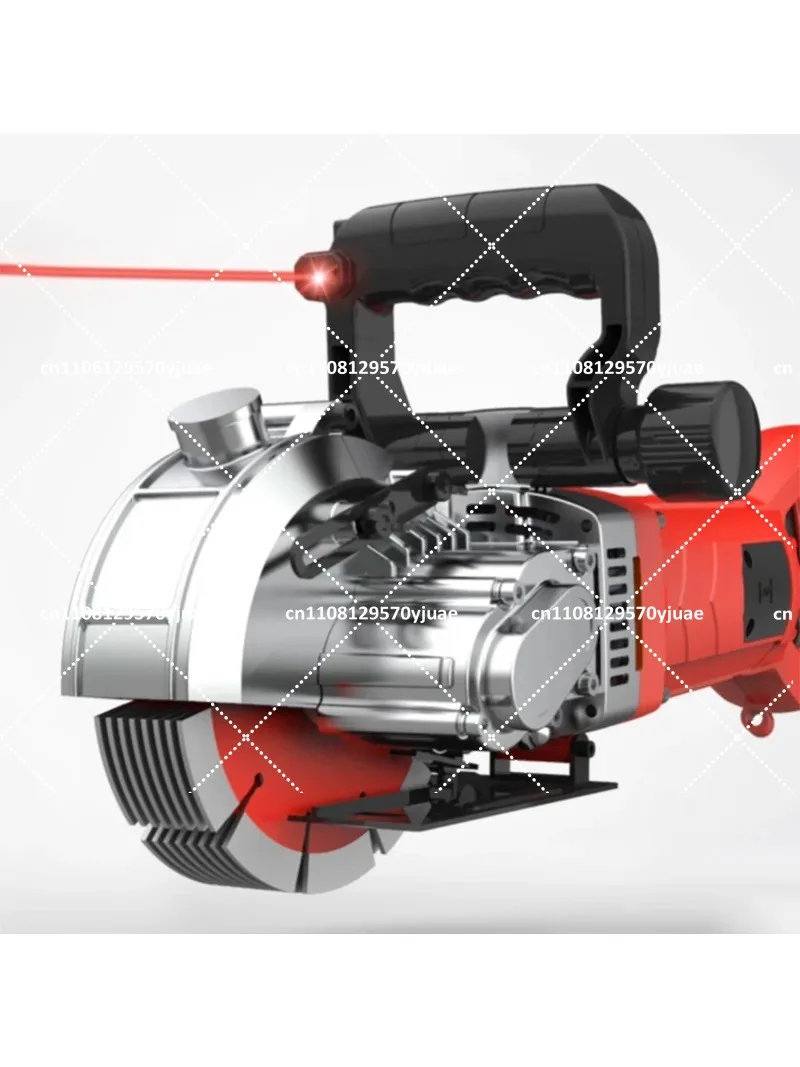 220V Wall Grooving Machine, Dust-Free Concrete Cutter for Water and Electrical Installation