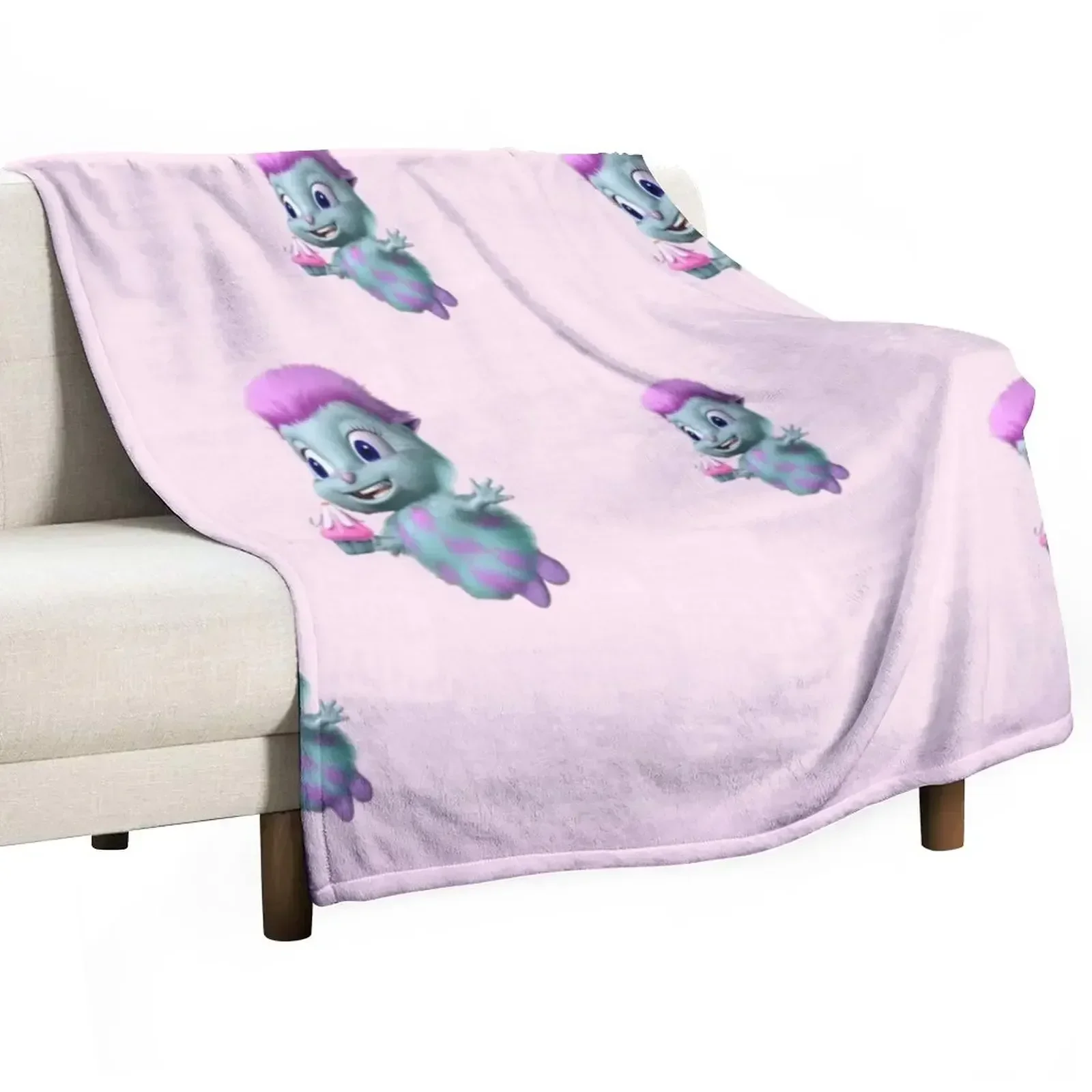 

Bibble Cupcake Throw Blanket Warm Comforter Cute Plaid Blankets