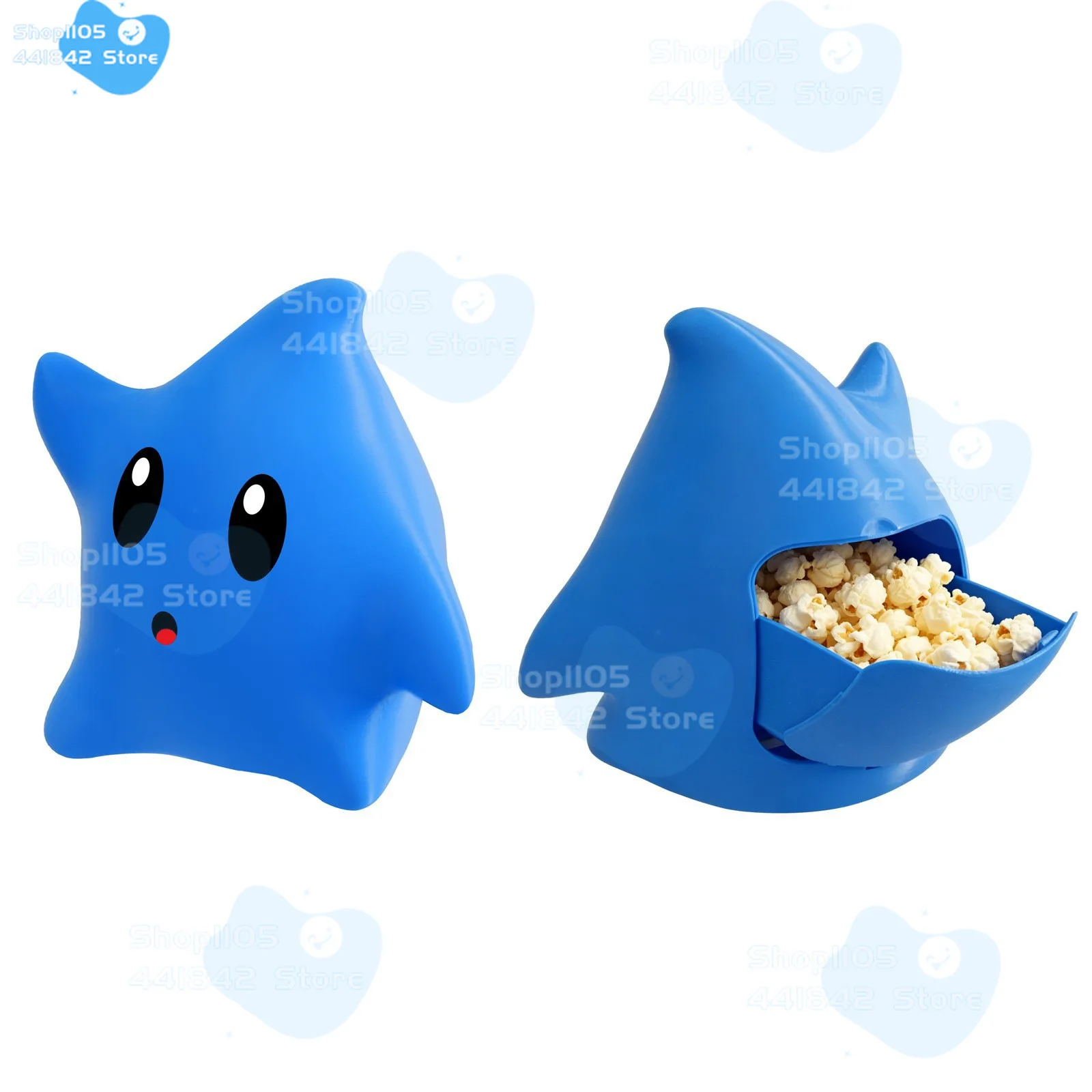 Nuevo Cubo de Palomitas LED con Forma de Estrella 2026, Contenedor Luminoso para Snacks para Noche de Cine