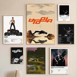Utopia Album Cover Poster Hip Hop Singer Star Travis Scott Canvas Painting Prints Wall Picture Bedroom Club Home Decor Fan Gifts
