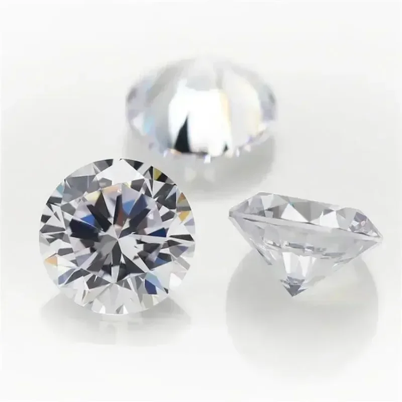 

Moissanite Loose Stone Wholesale Round Cut Lab Grown Diamond D Color Vvs1 Pass Diamond Tester For Jewelry Making Materials