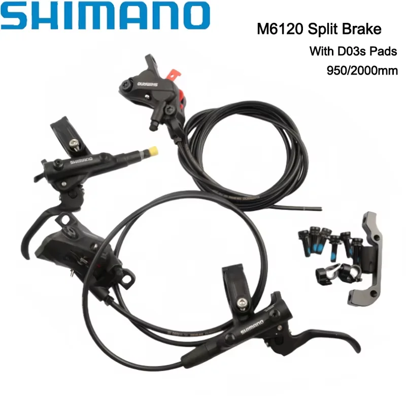 Shimano Brake M8120 M7120 M6120 4 Piston Mountain Bike Bicycle Hydraulic Disc Brake XT SLX MTB Bike Pads D03S N03A N04C