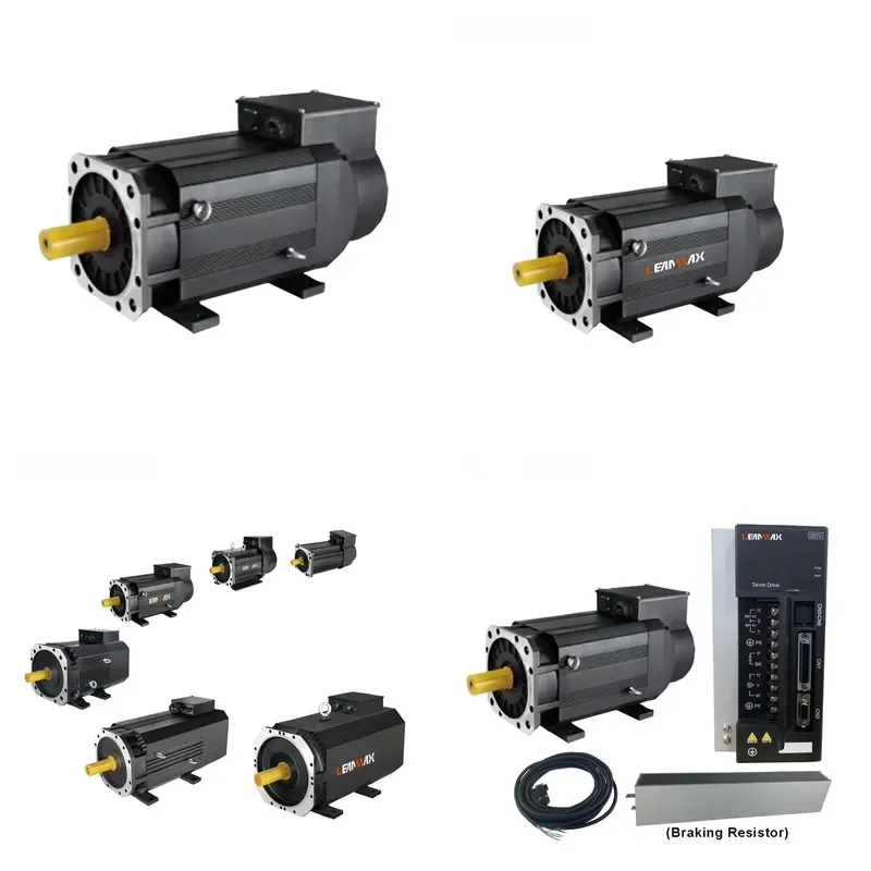 5.5kW 8000 rpm 35N.m AC Spindle Servo Motor for CNC Router Milling Machine High Precision Industrial Automation Equipment