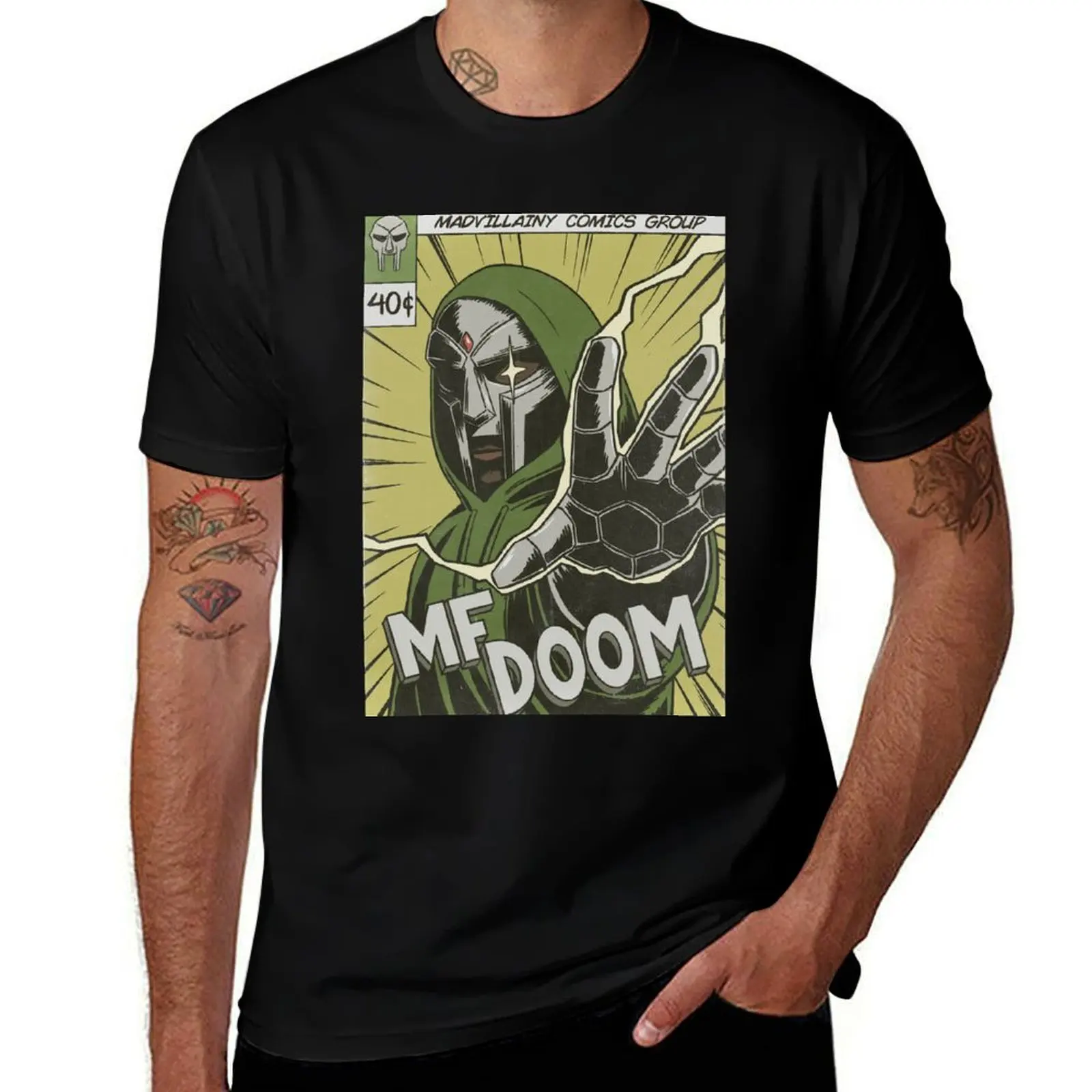 

09 Comic 40c Green T-Shirt summer clothes graphic t shirts vintage clothes men clothings