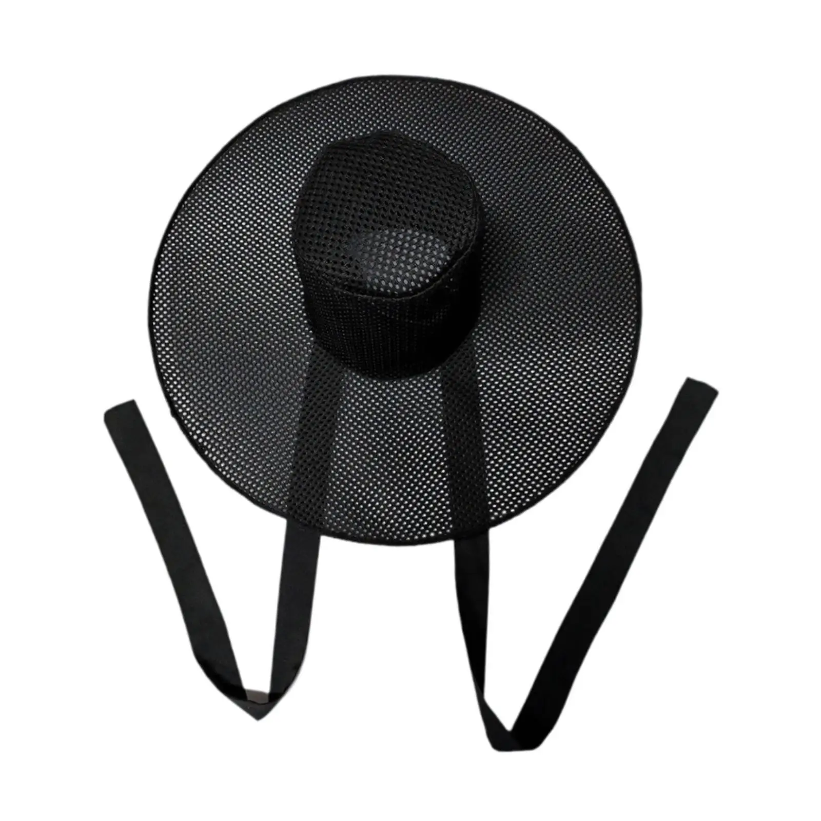 قبعة كورية للرجال قبعة كورية تقليدية شبكية سوداء لحفلات الهالوين #4