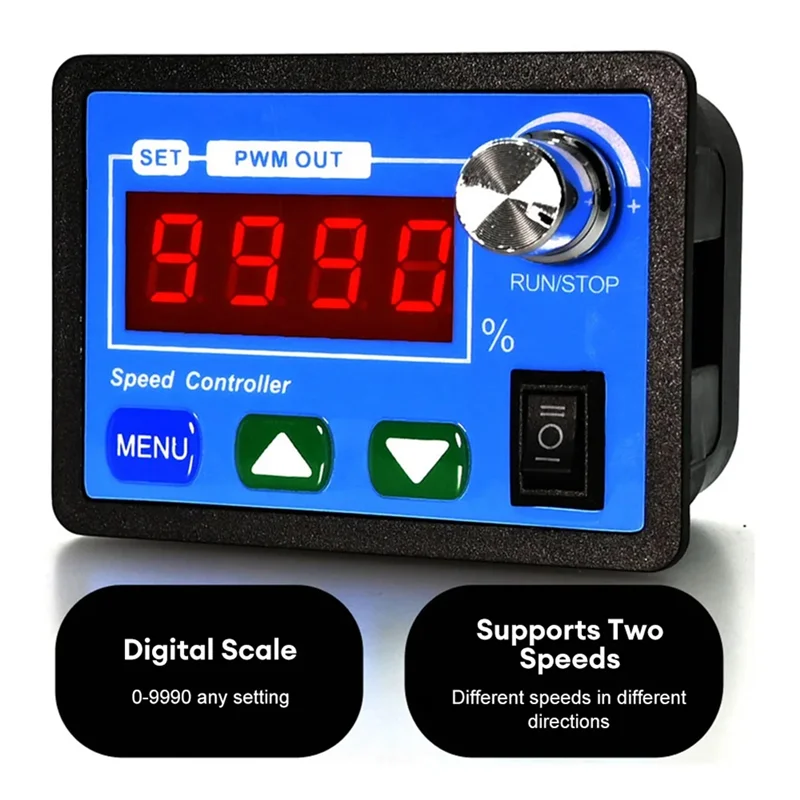 

A36T-DC6-55V 30A PWM Motor Speed Controller Adjustable Regulator Generator Motor Governor DC Motor Speed Regulator