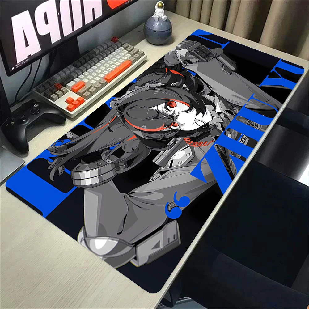 Zenless Zone Zero Zhu Yuan Mouse Pad ZZZ Gaming Mousepad Nicole Ellen Anby Demara Soldier 11 Tsukishiro Yanagi Mouse Pad Mat XXL