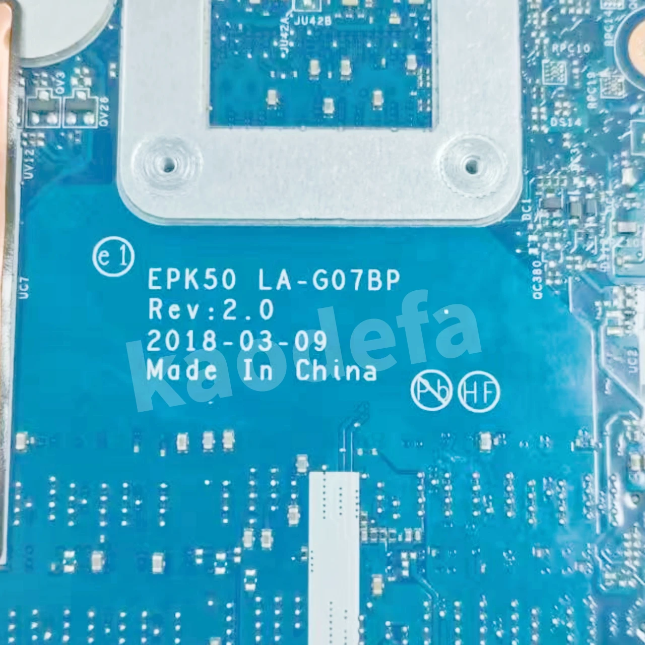 Imagem -06 - Laptop Motherboard para hp Pavilion 15-da La-g07bp La-g079p Cpu I77500u I78550u Gpu: N16s-gtr-s-a2 Mx130 2g 100 Teste ok