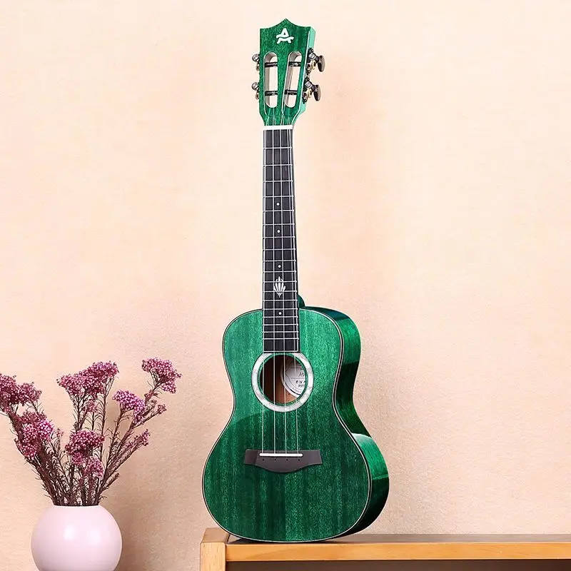 Full single bright peach blossom core beginner ukulele 23 inch Internet celebrity adult female guitar A5