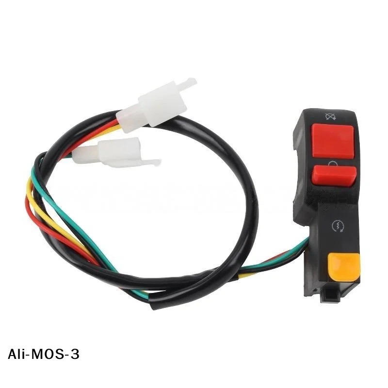【S】1pc Electric Start Stop On Off Kill Starter Switch Motorcycle Dirt Bike ATV Quad Push Button Toggle Switch