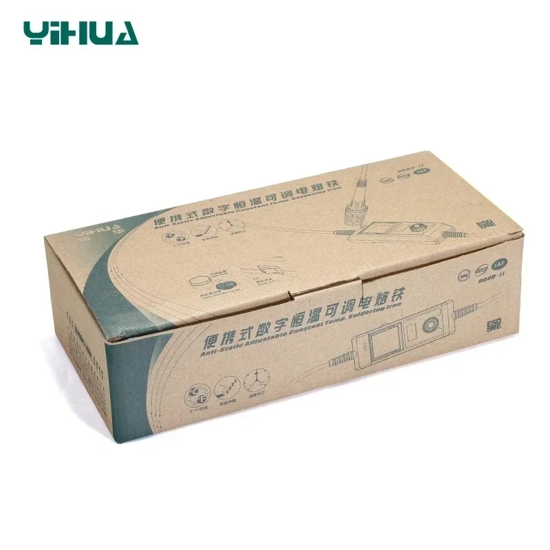 YIHUA 908D-II Portable Soldering Iron Anti Static Thermostat Electric Soldering Iron For Mobile Phone PCB Board Repair Welding