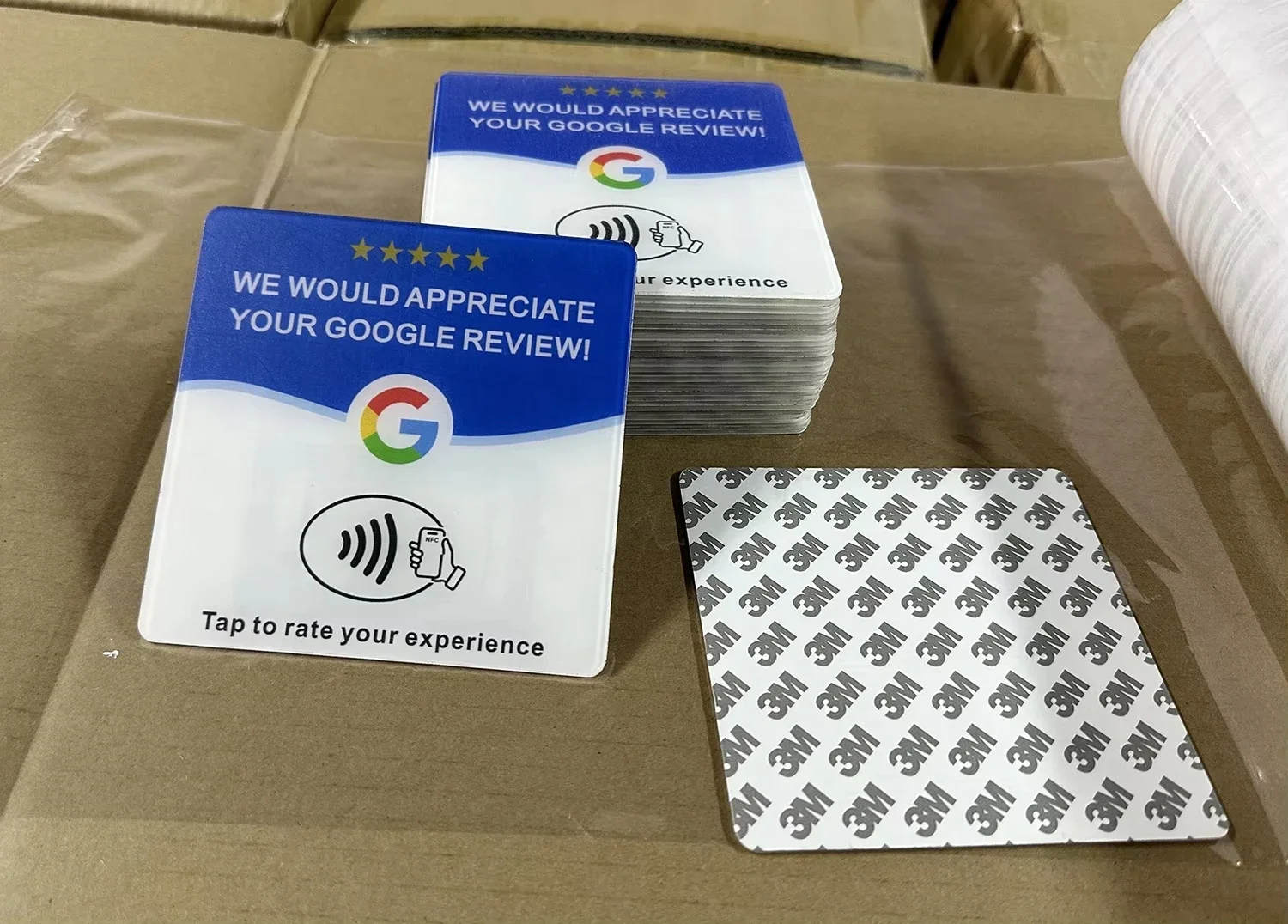 @@10pcs Google signboard card Acrylic NFC Code Tap Business Desktop sticker Google Card RFID NFC Card Google Review Card