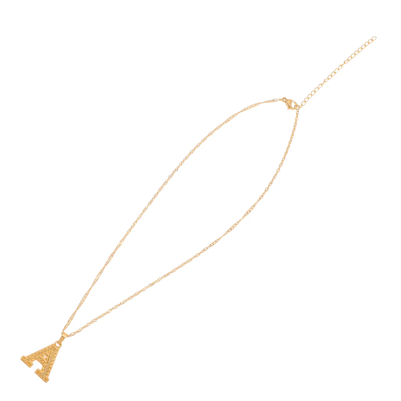 

Alphabet Necklace Women Letter Pendant 18k Gold Plated Stainless Steel Necklaces Creative Charm Jewelry Valentines Day